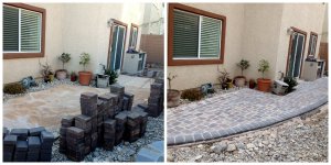backyard pavers